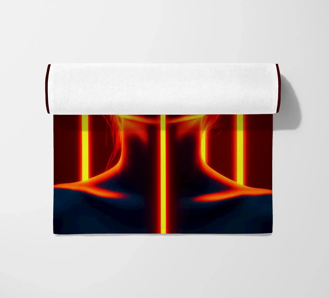 Misticismo digitale | musica, techno, gioco, neon telo mare da Autofocus