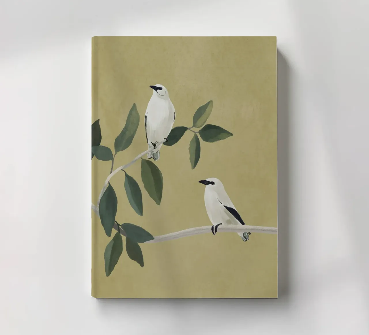 Minimalist Birds On Branch notebook by ThingDesign