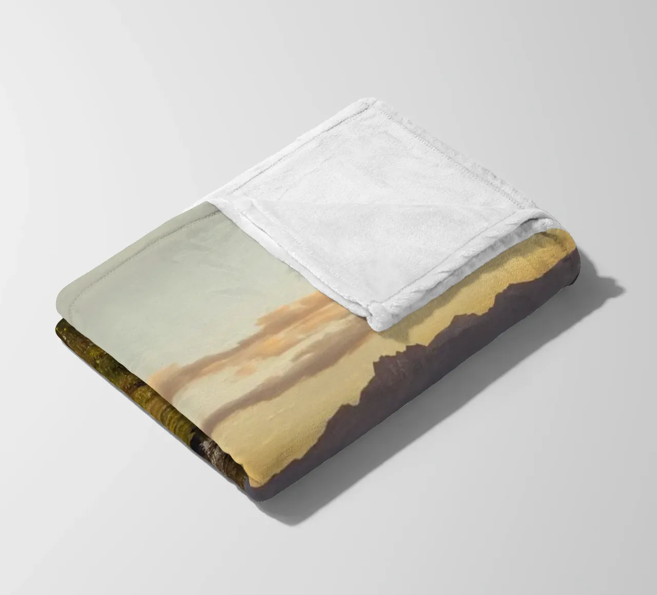 Swiss Mountain Sunset coperta in pile da Marcel Bisig