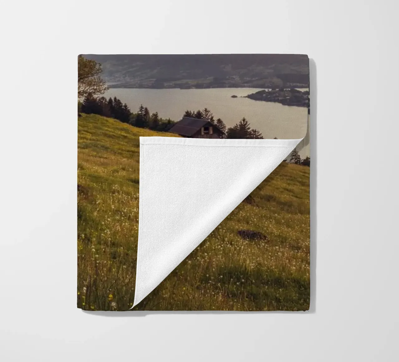 Swiss Mountain Sunset telo mare da Marcel Bisig