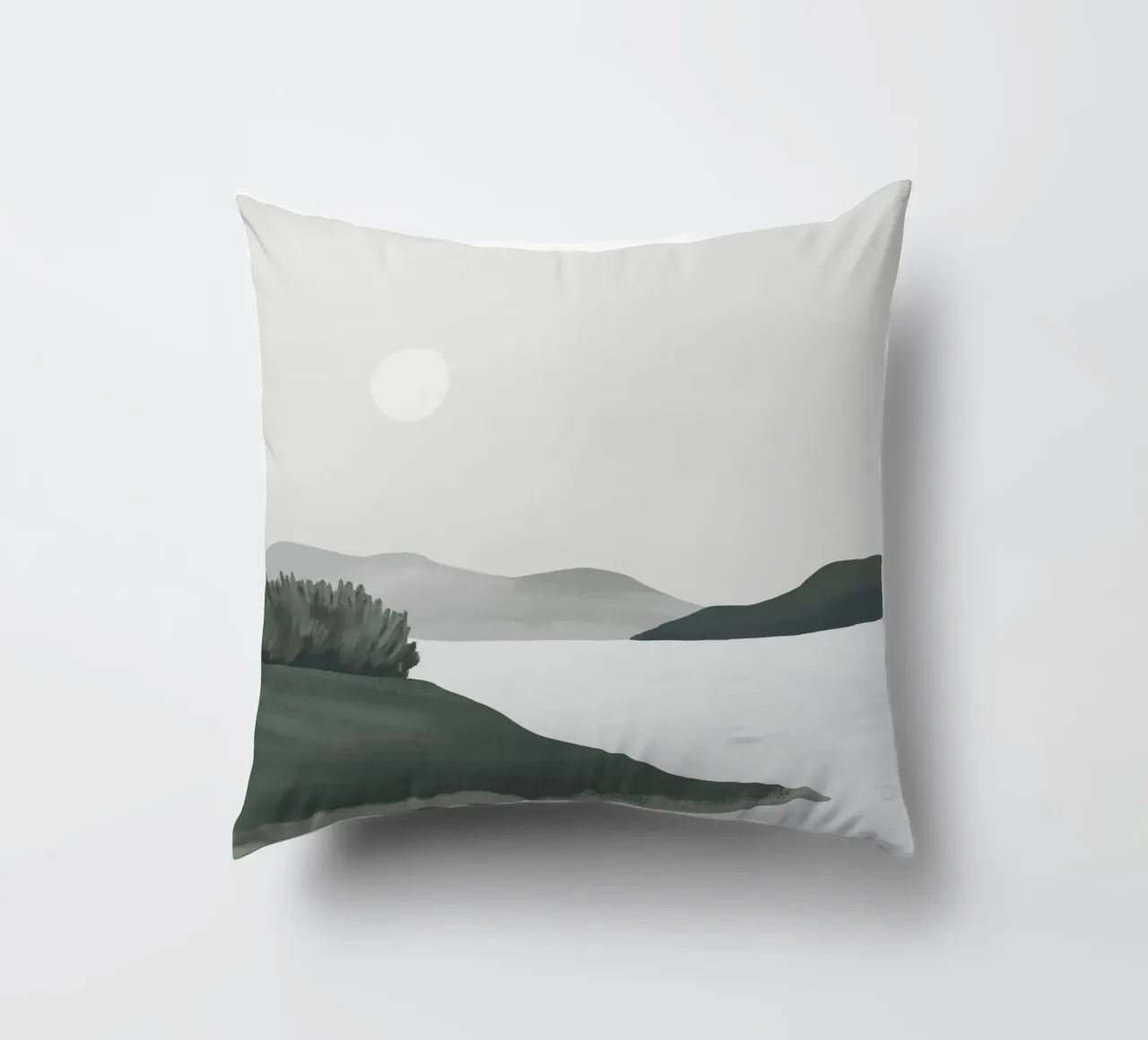 Paesaggio minimalista cuscino da ThingDesign