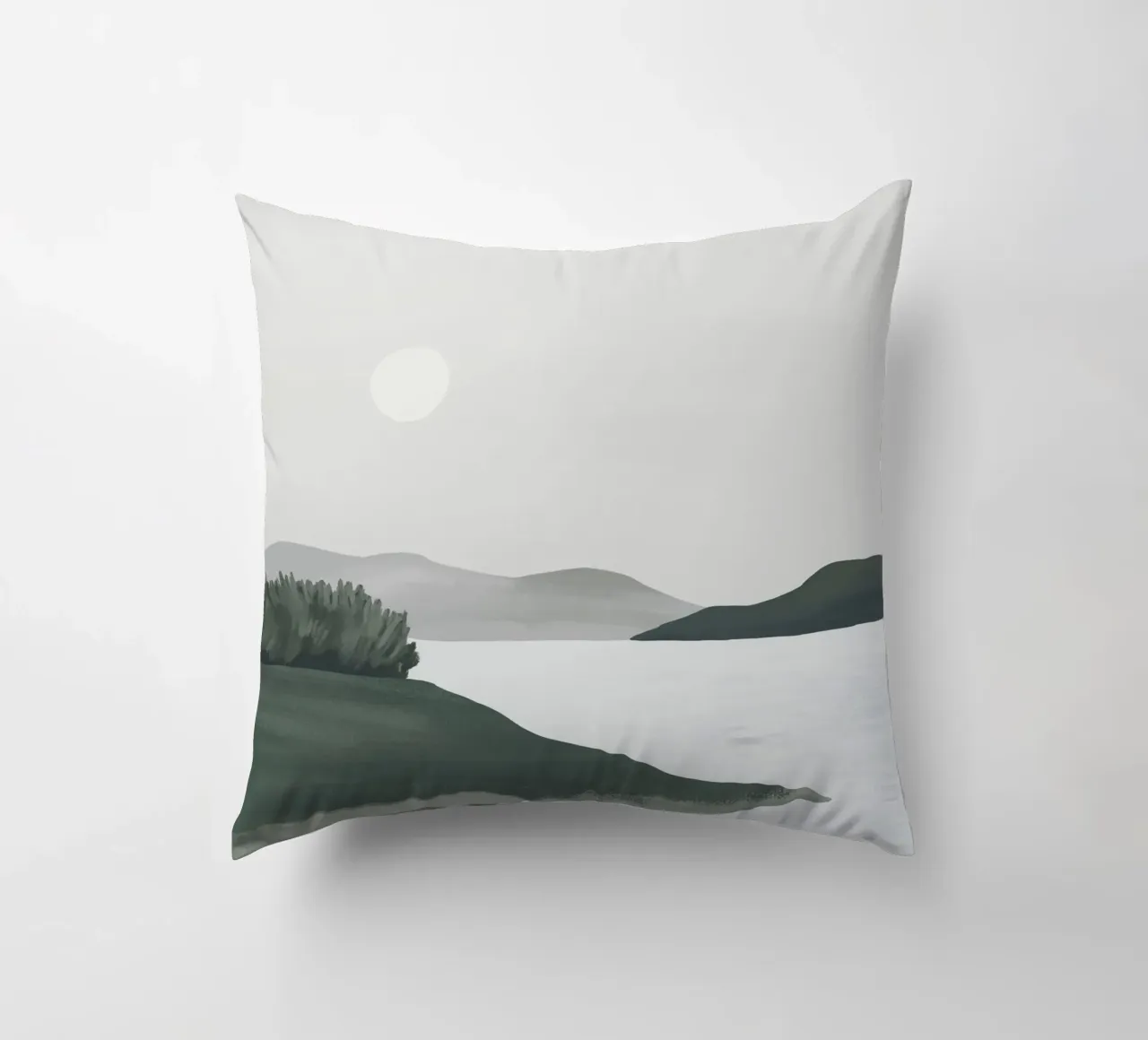 Paesaggio minimalista cuscino da ThingDesign
