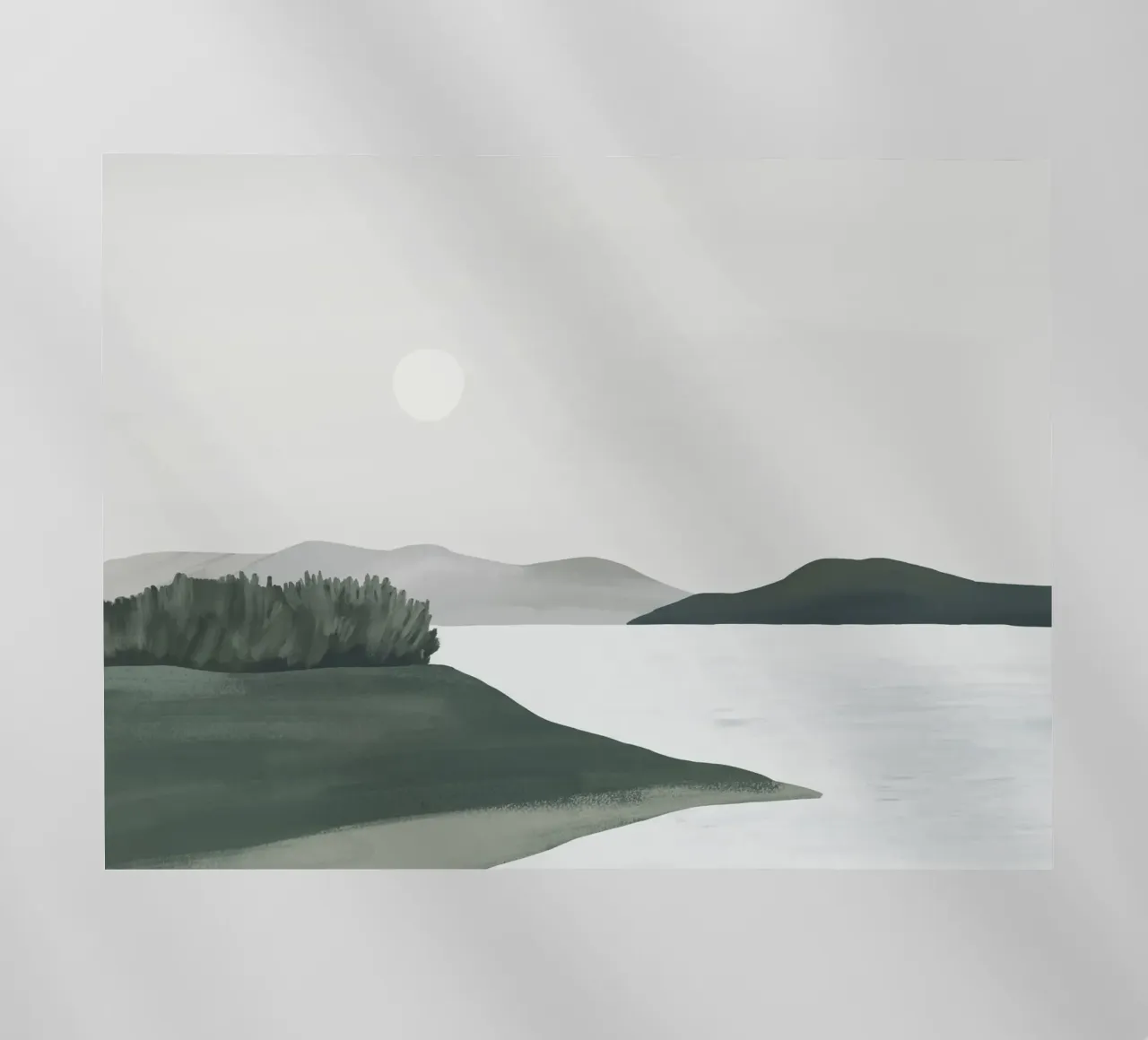 Paesaggio minimalista pellicola backlit da ThingDesign