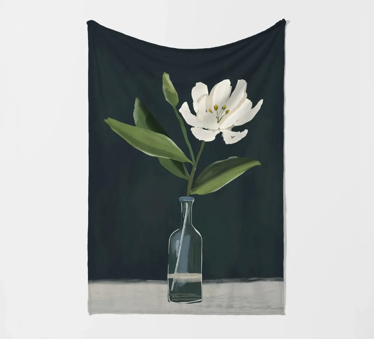 Un fiore in un vaso coperta in pile da ThingDesign
