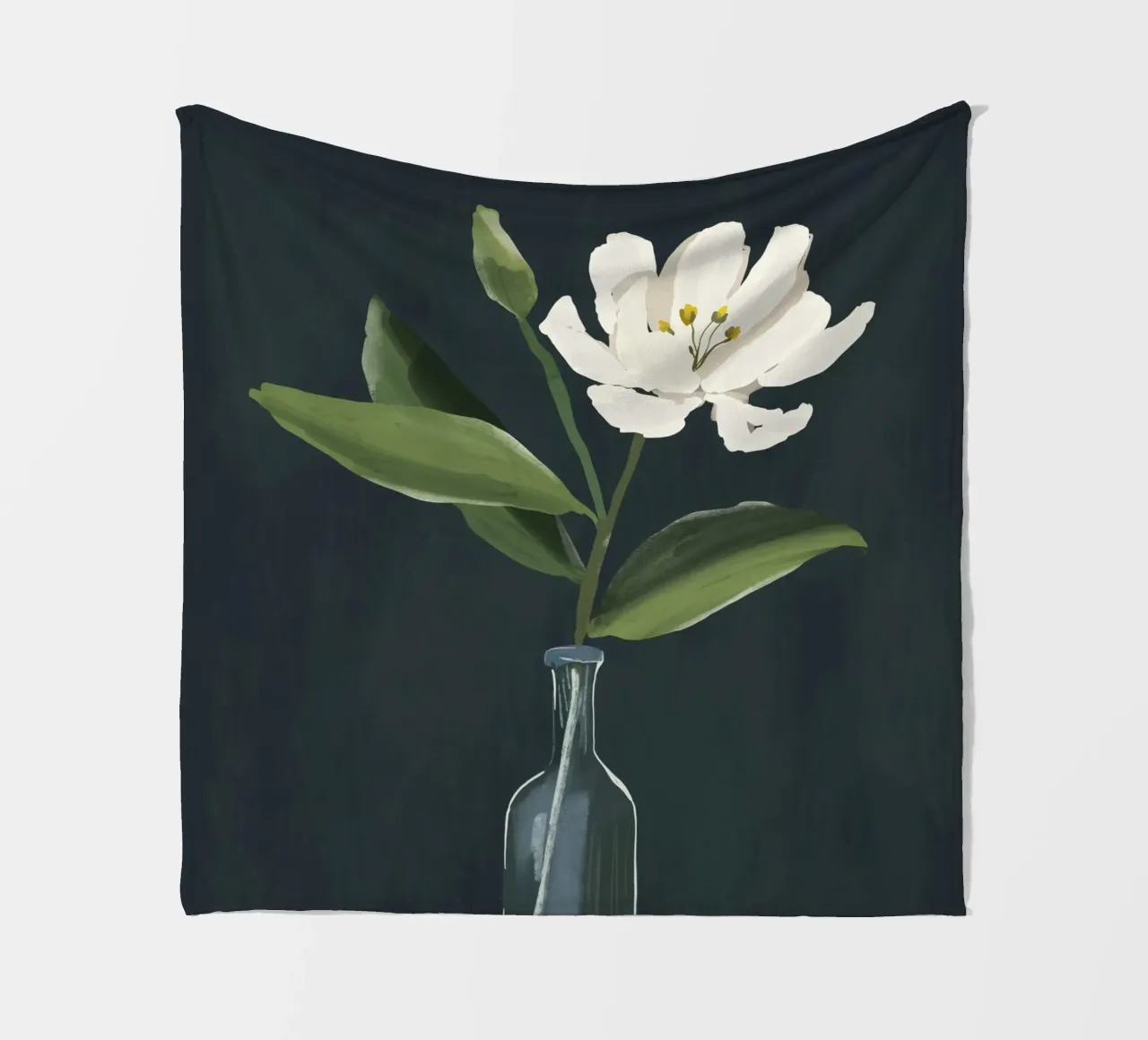 Un fiore in un vaso coperta in pile da ThingDesign