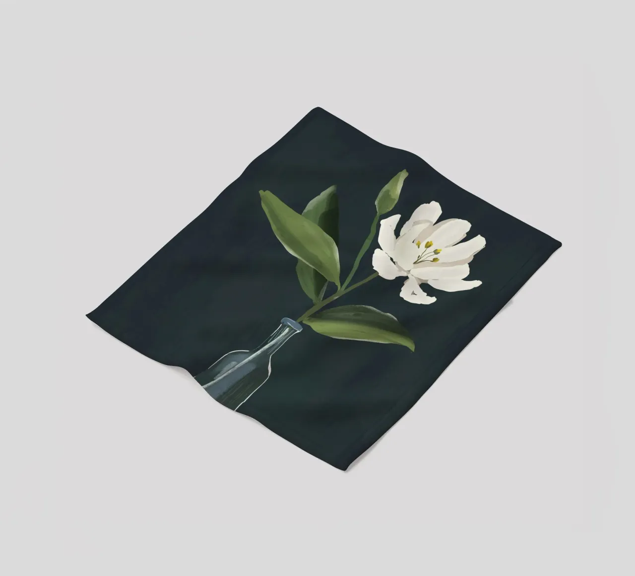 Un fiore in un vaso coperta in pile da ThingDesign