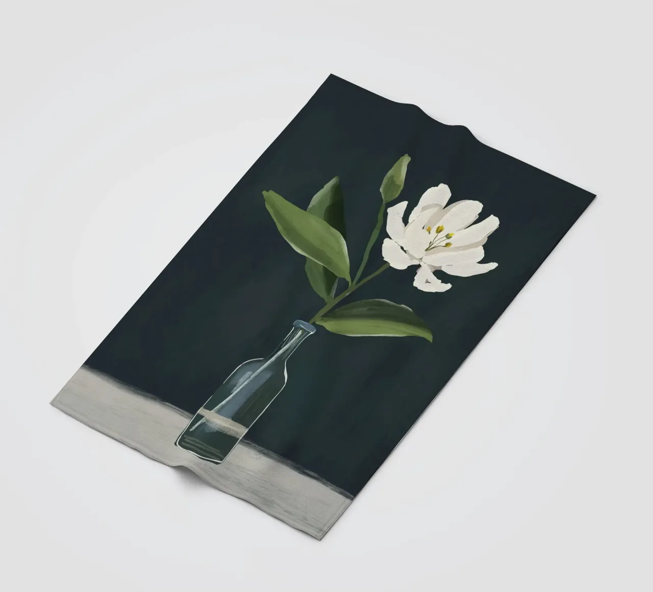 Un fiore in un vaso coperta in pile da ThingDesign