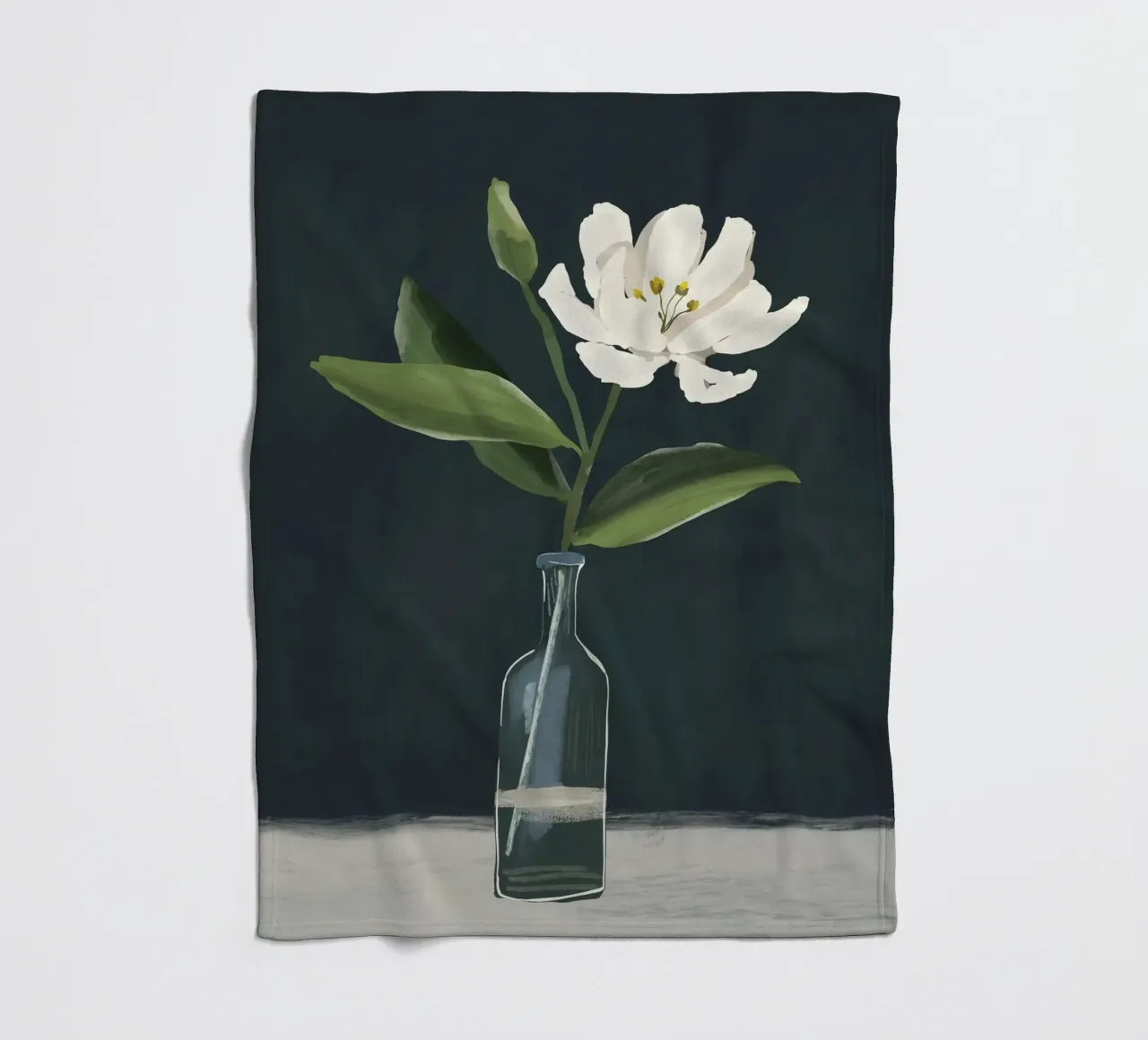Un fiore in un vaso coperta in pile da ThingDesign