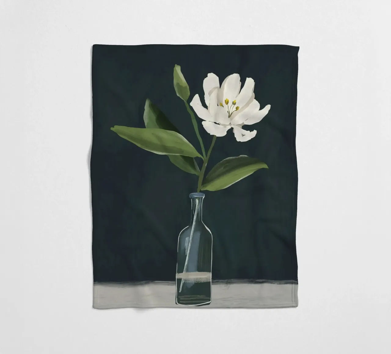 Un fiore in un vaso coperta in pile da ThingDesign