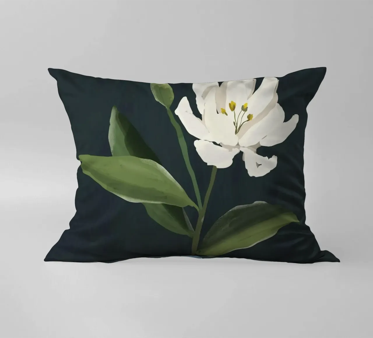 Un fiore in un vaso cuscino da ThingDesign