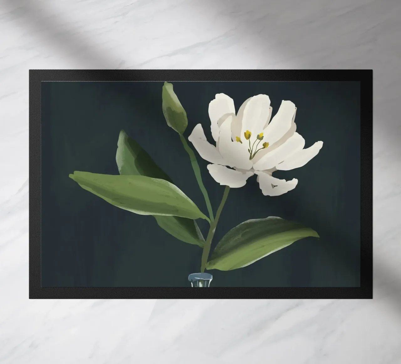 Un fiore in un vaso zerbino da ThingDesign