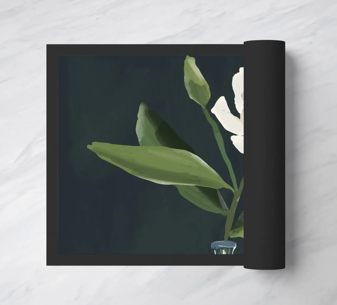 Un fiore in un vaso zerbino da ThingDesign