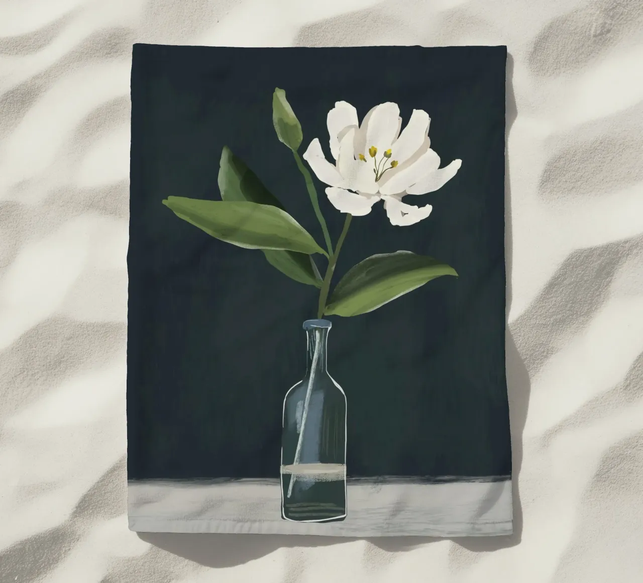Un fiore in un vaso telo mare da ThingDesign