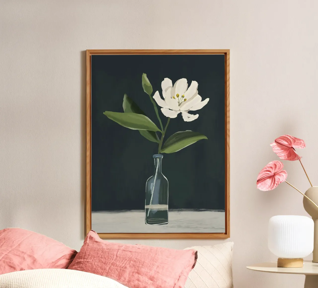 Un fiore in un vaso alluminio dibond da ThingDesign