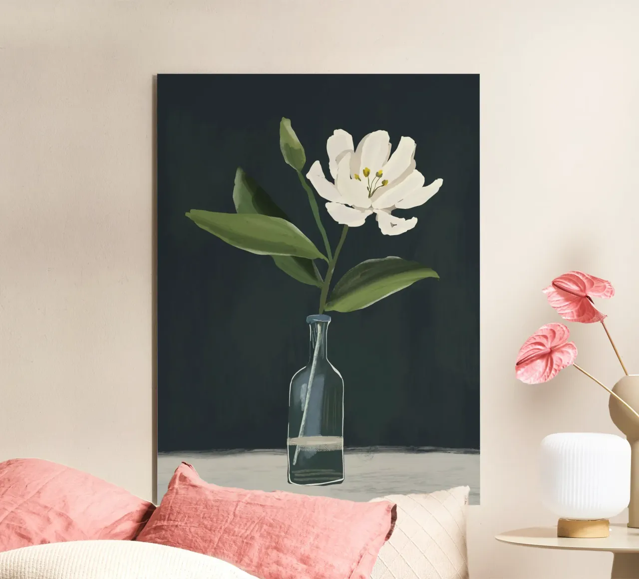 Un fiore in un vaso alluminio dibond da ThingDesign