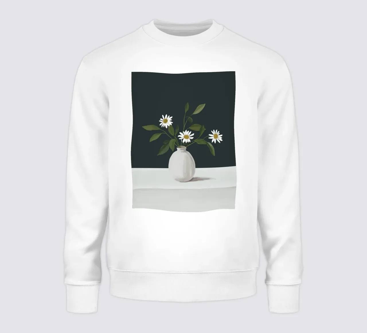 Fiori di margherita minimalisti 2 felpa da ThingDesign