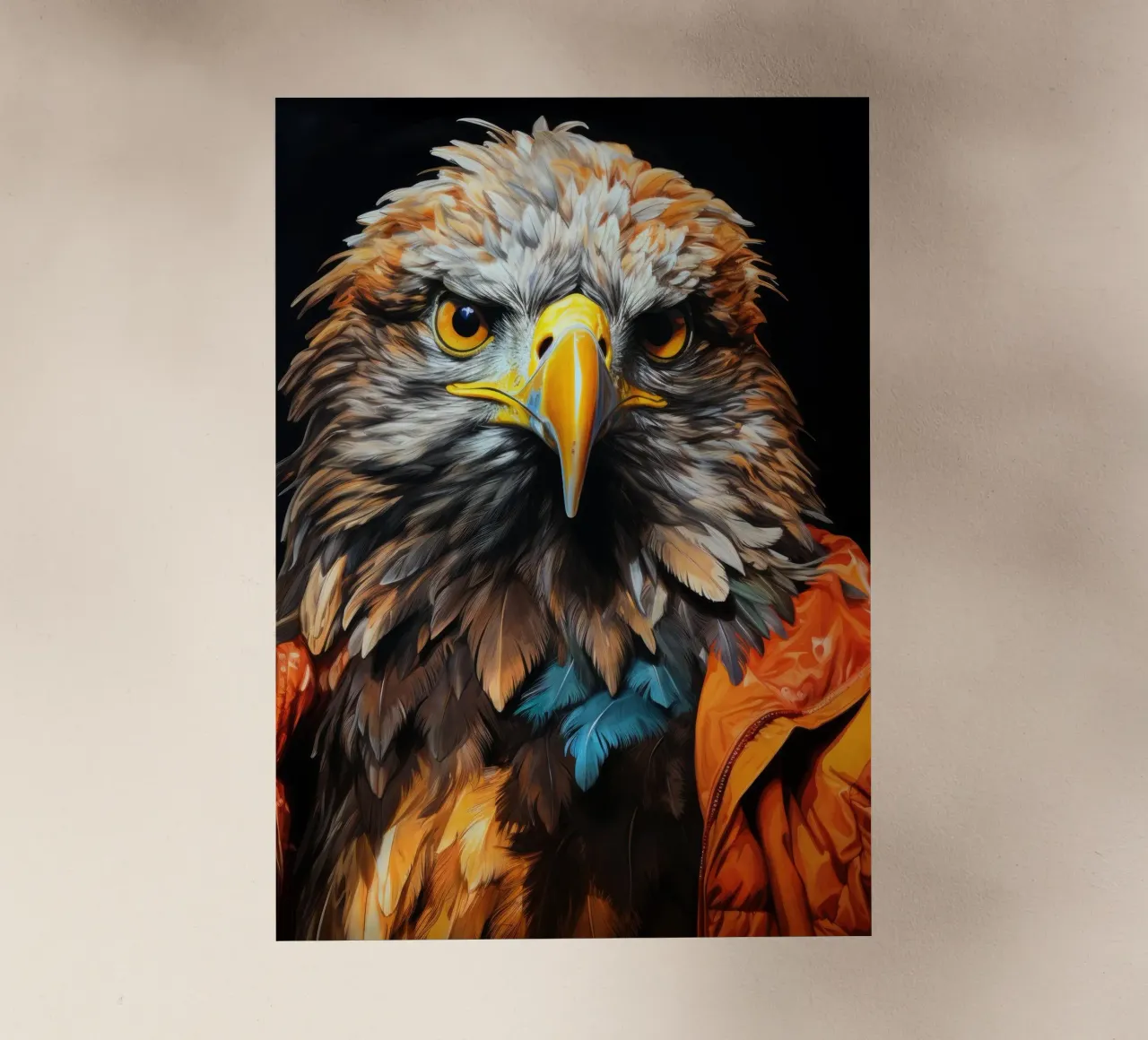 L'aquila, l'uccello, arte animale pellicola backlit da Justyna Jaszke JBJart