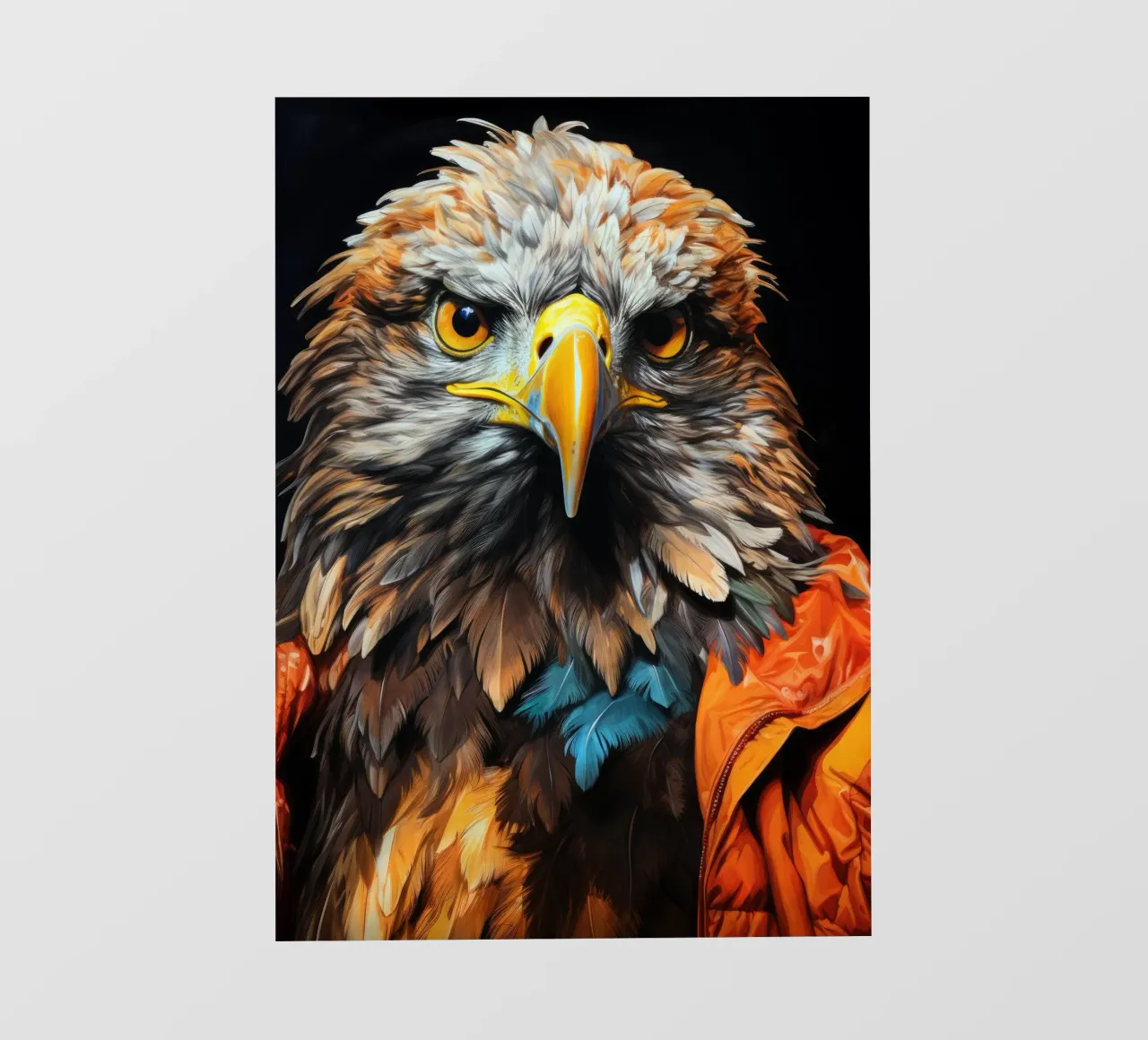 L'aquila, l'uccello, arte animale pellicola backlit da Justyna Jaszke JBJart