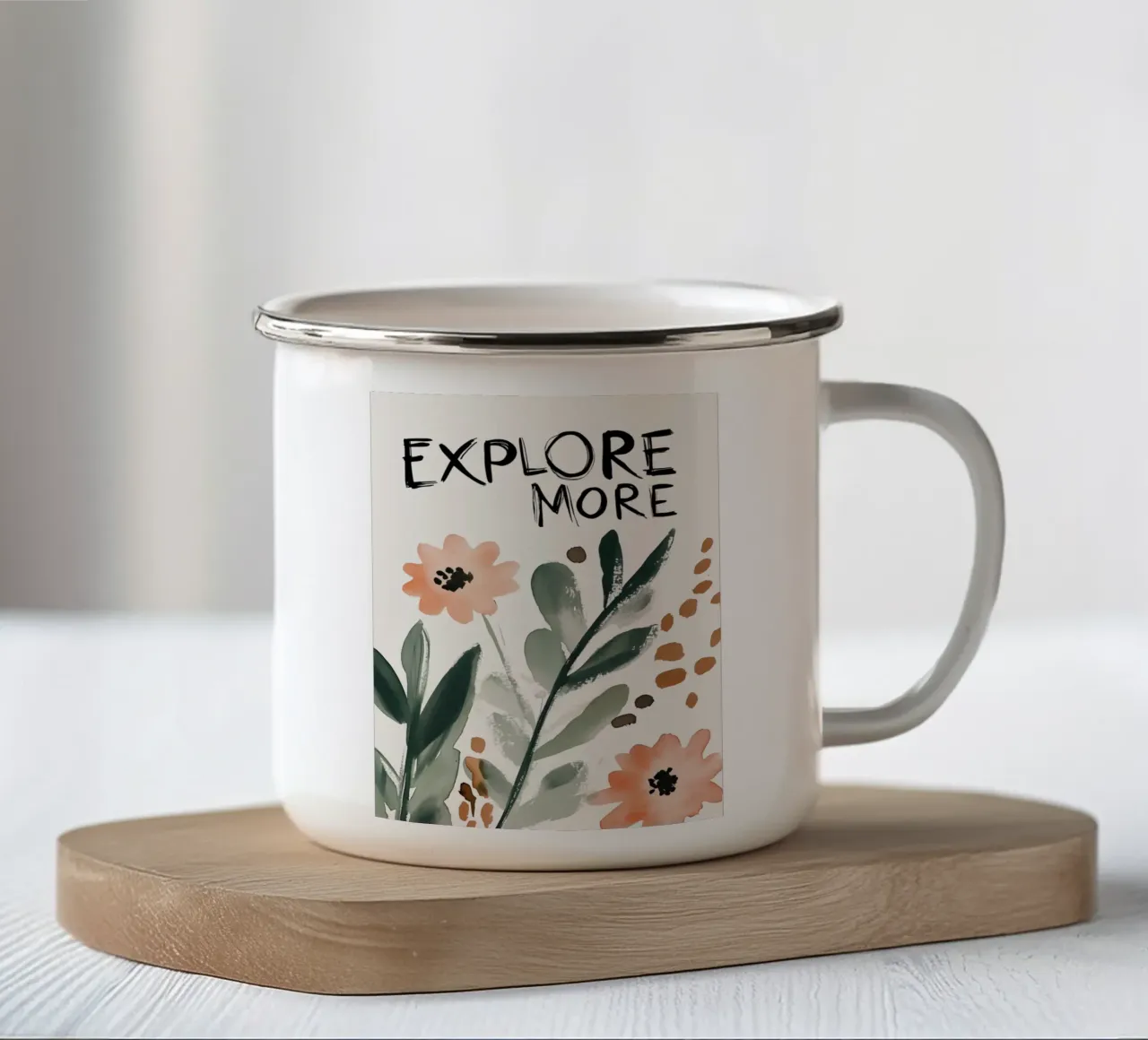Explore More tazza in smalto da treechild