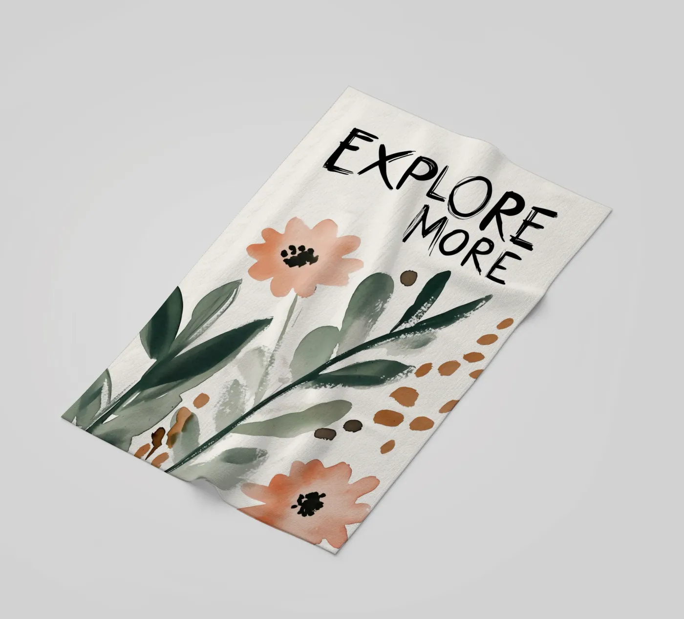 Explore More beach towel by treechild