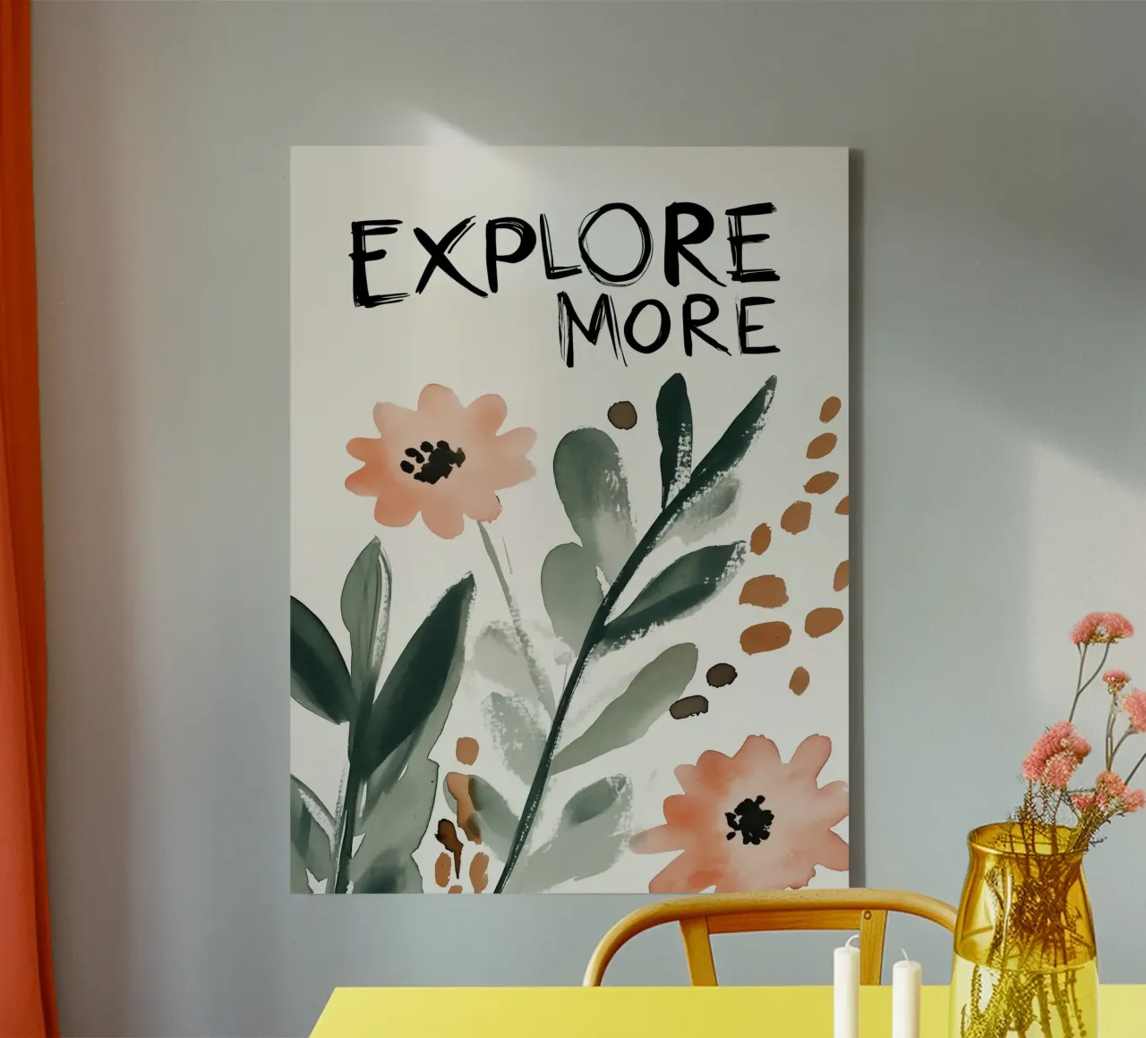 Explore More tela con Cornice a cassetta da treechild