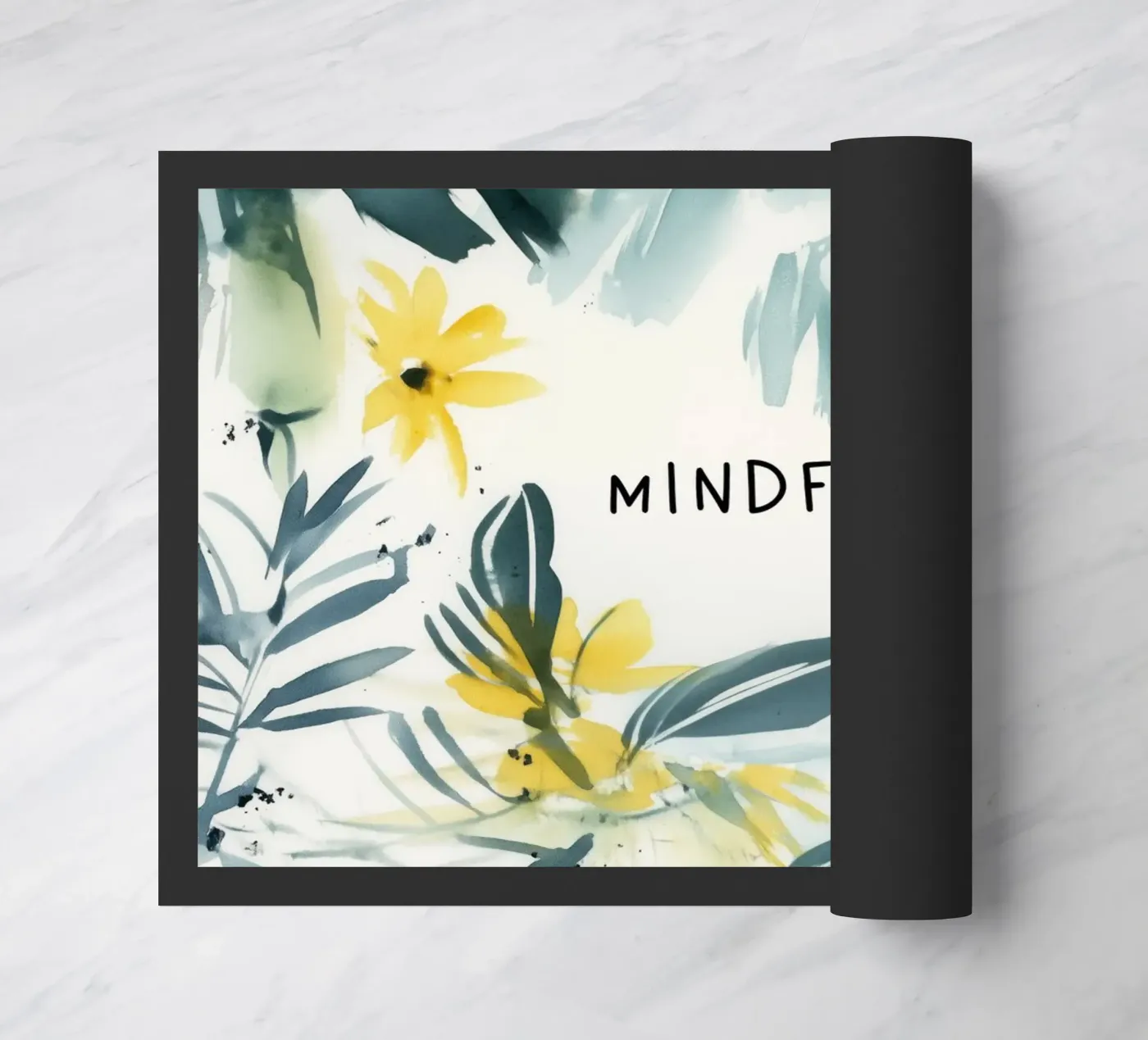 Mindful doormat by treechild