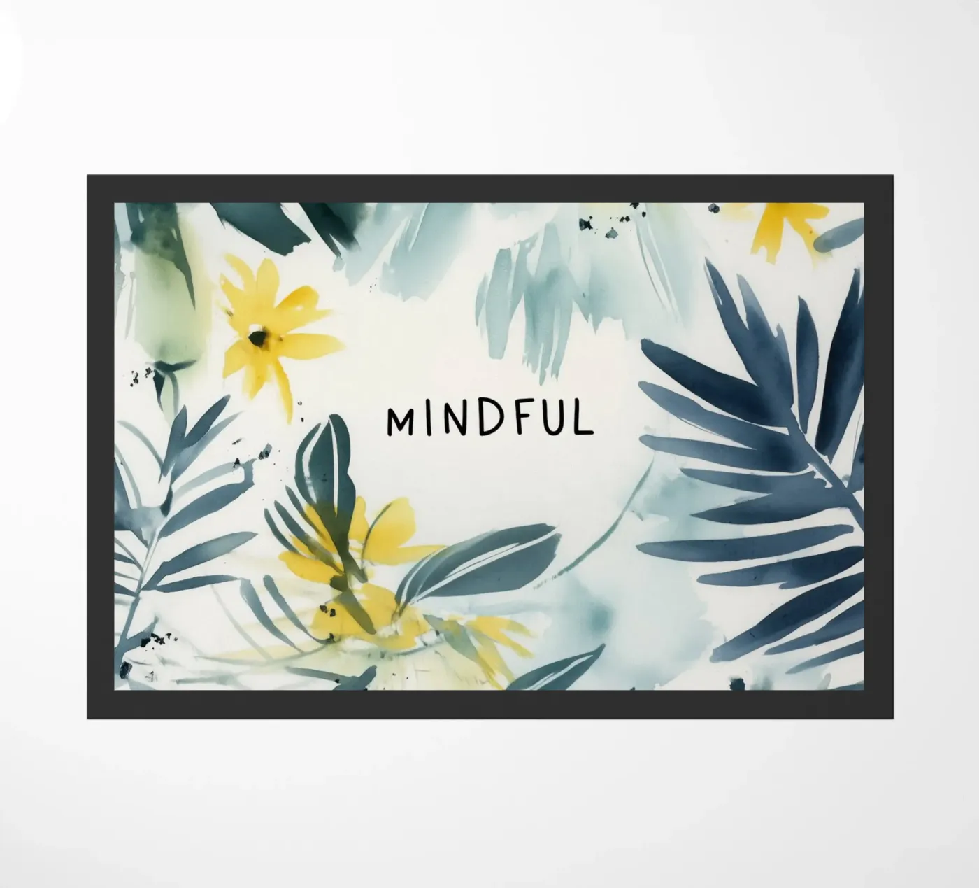 Mindful doormat by treechild