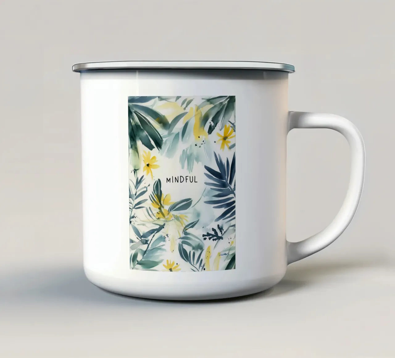Mindful tazza in smalto da treechild