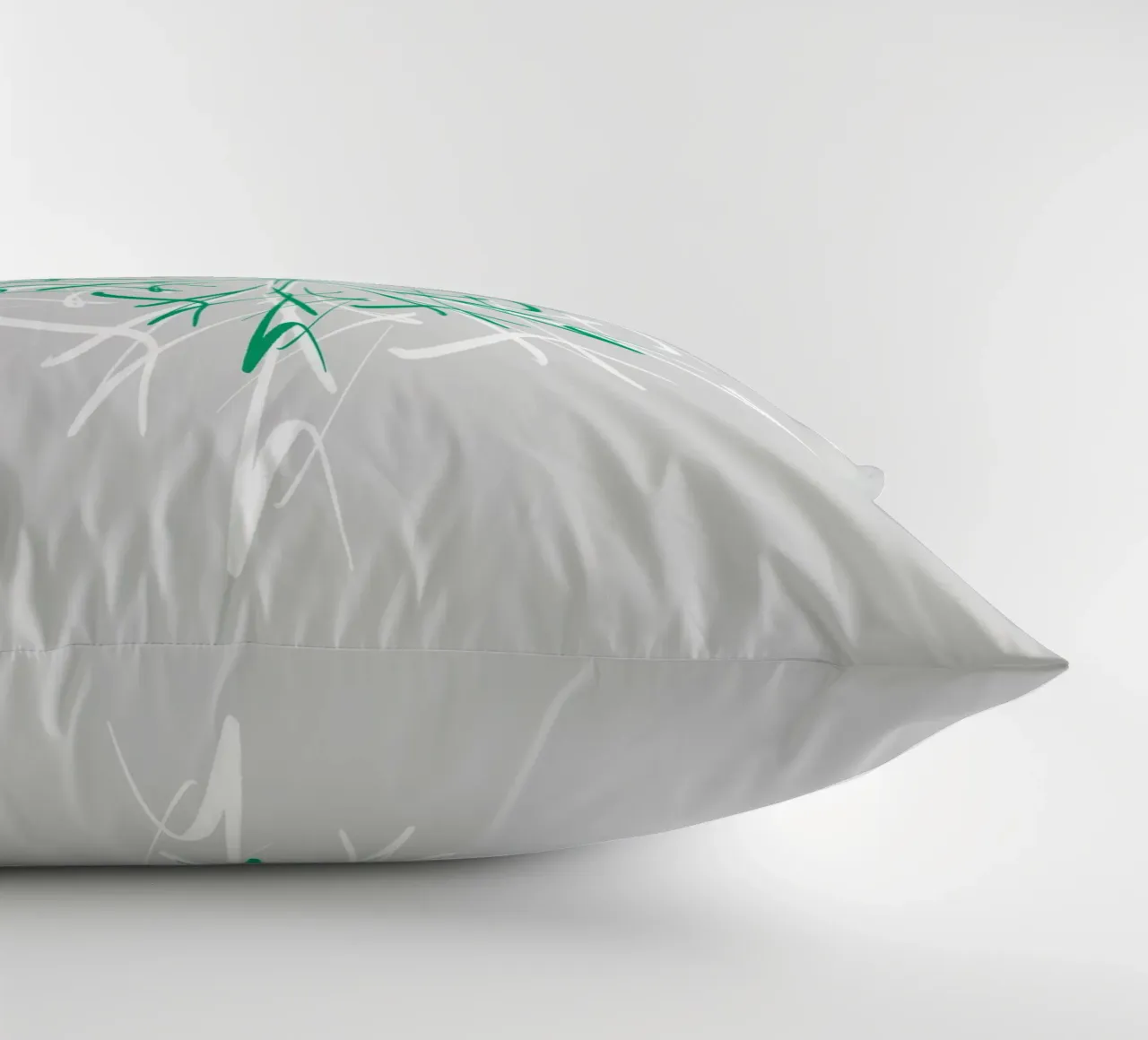 Stella di Natale verde e grigio argento cuscino da sabidussi