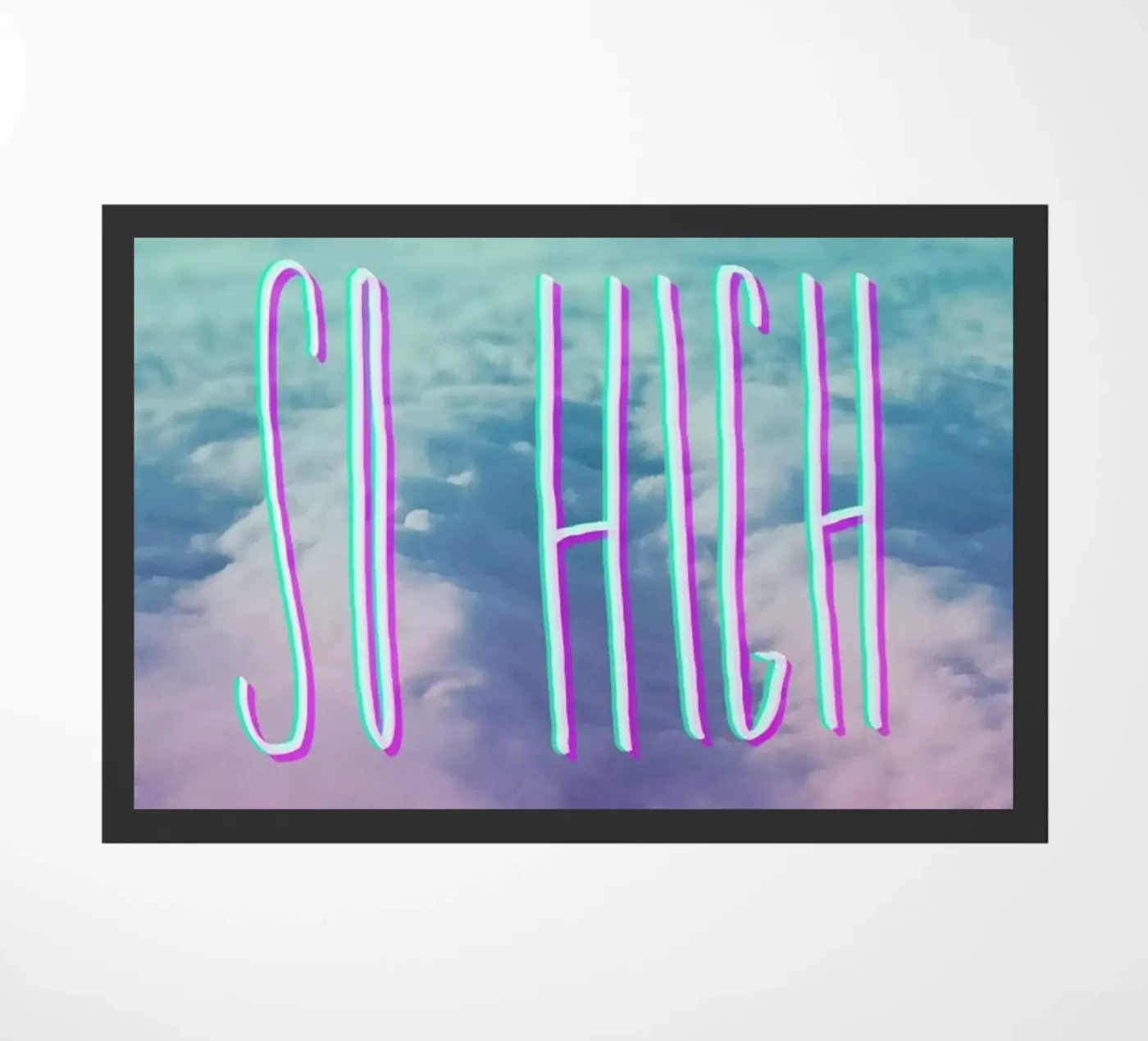 So High deurmat van Leah Flores