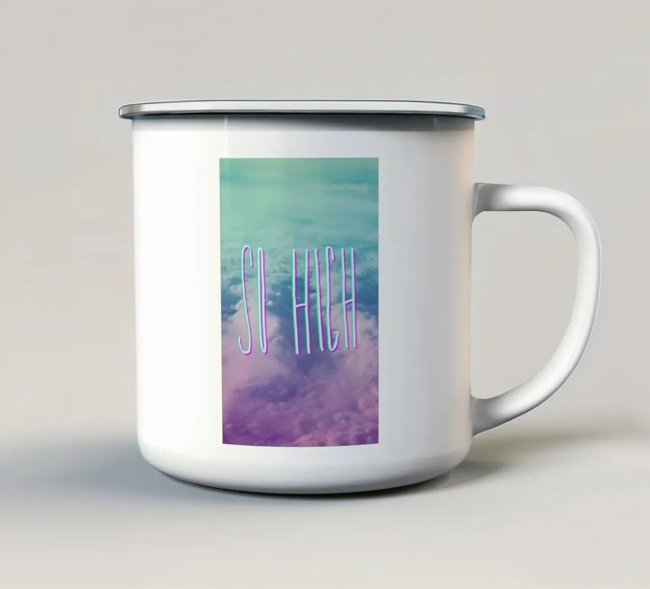So High tazza in smalto da Leah Flores