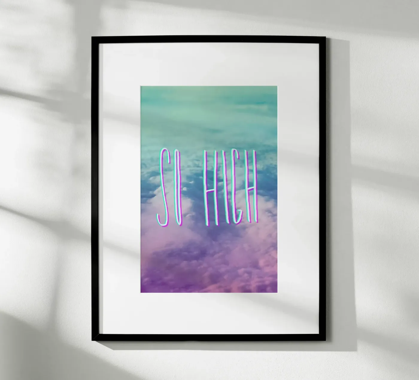 So High poster van Leah Flores