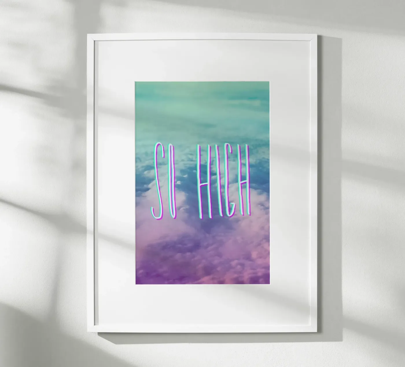 So High poster van Leah Flores