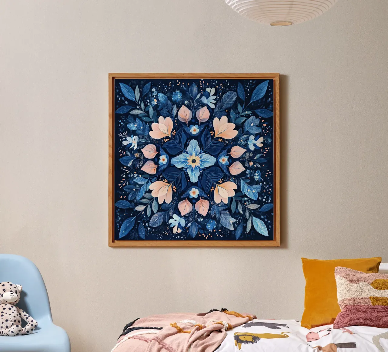 William Morris "Cosmic Whirls: The Universe in Mandala" alluminio dibond da Nikis Art Studio