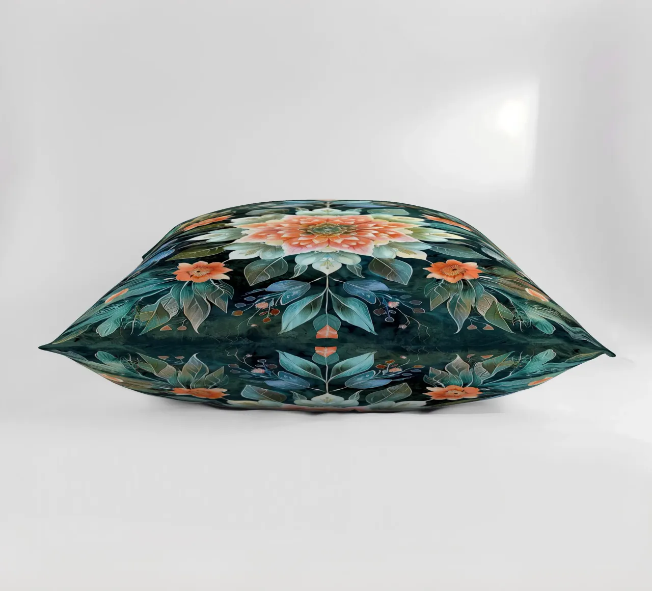 William Morris "Symmetrical Dreams: The Mandala Journey" cuscino da Nikis Art Studio