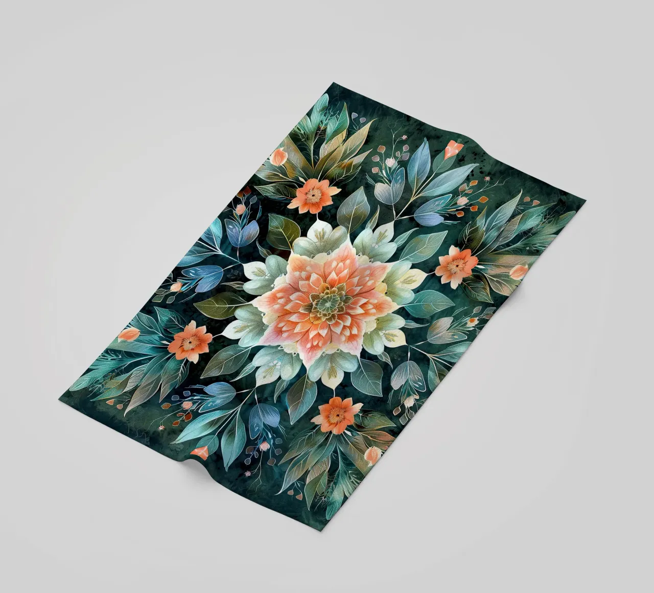 William Morris "Symmetrical Dreams: The Mandala Journey" telo mare da Nikis Art Studio