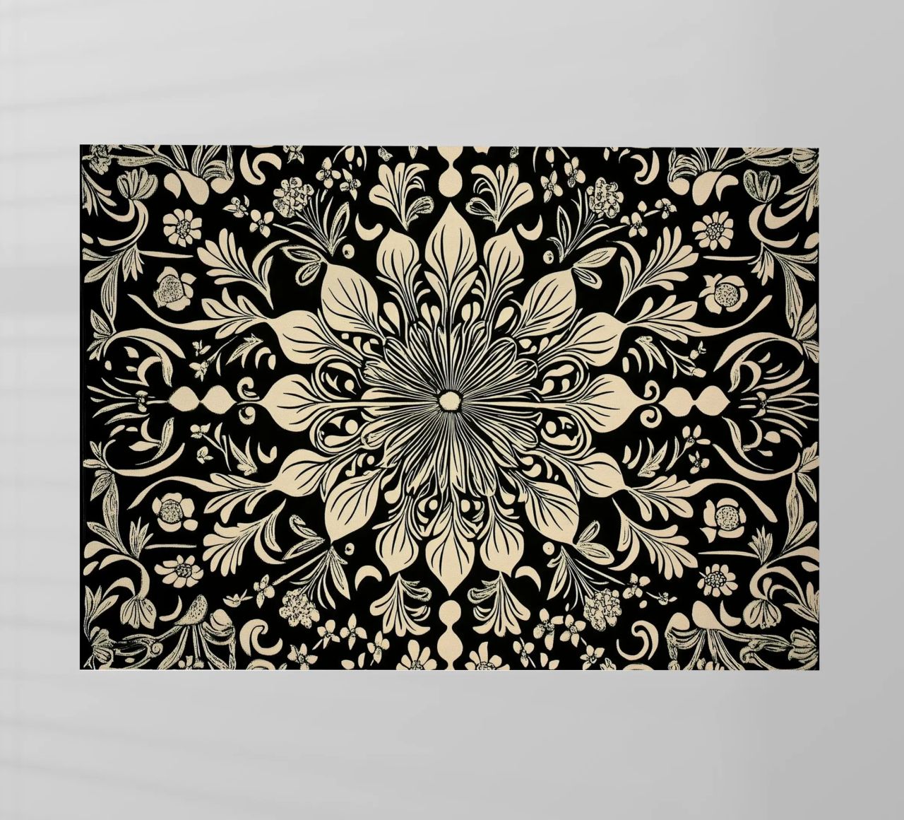 William Morris "The Circle of Creation: Mandalas Unleashed" lámina retroiluminada de Nikis Art Studio