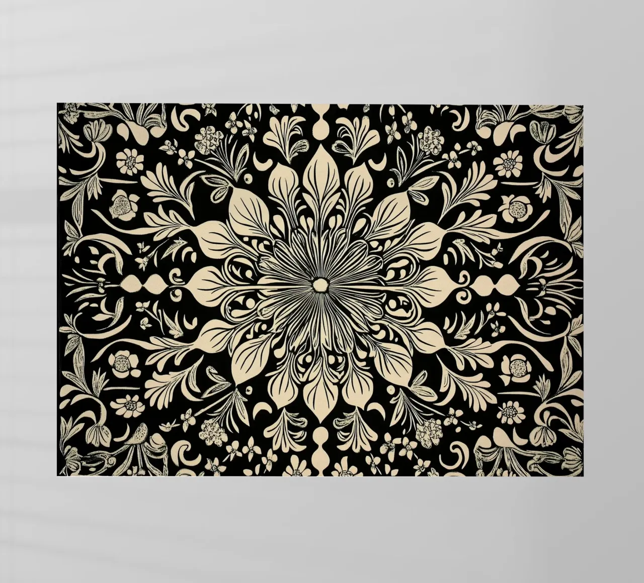 William Morris "The Circle of Creation: Mandalas Unleashed" pellicola backlit da Nikis Art Studio