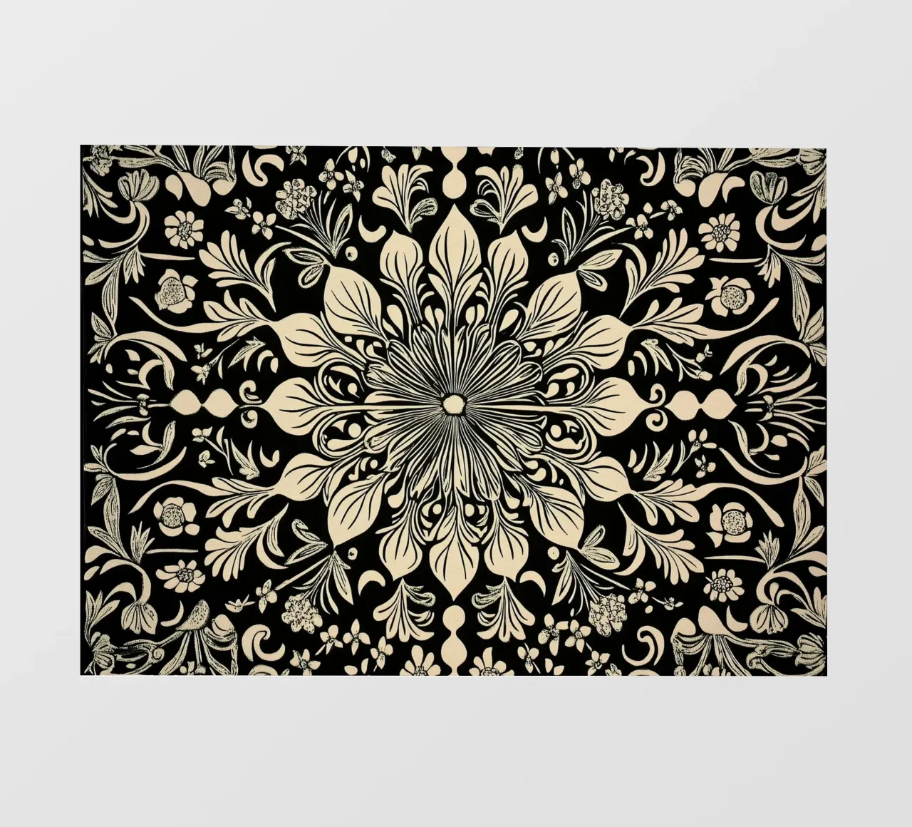 William Morris "The Circle of Creation: Mandalas Unleashed" pellicola backlit da Nikis Art Studio