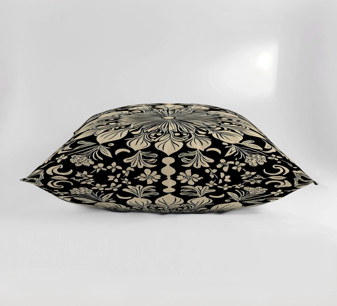 William Morris "The Circle of Creation: Mandalas Unleashed" cojín de Nikis Art Studio