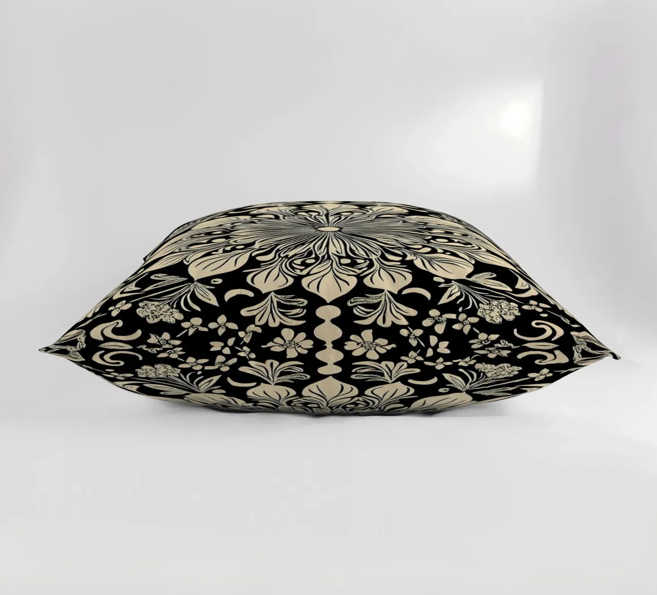 William Morris "The Circle of Creation: Mandalas Unleashed" Kissen von Nikis Art Studio