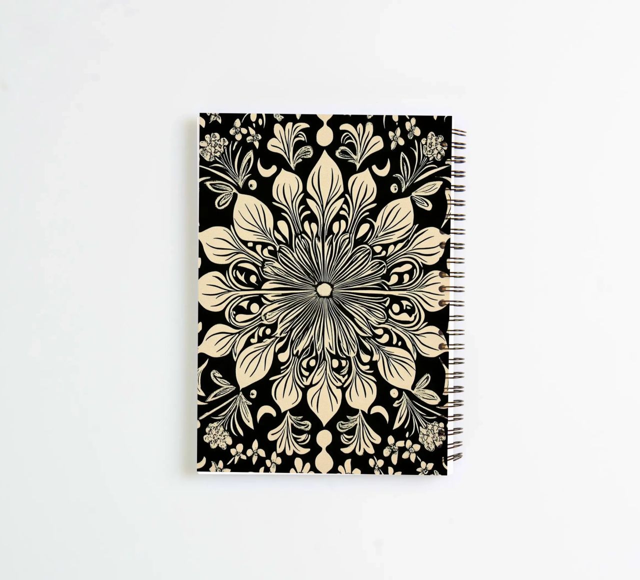 William Morris "The Circle of Creation: Mandalas Unleashed" cuaderno de espiral de Nikis Art Studio