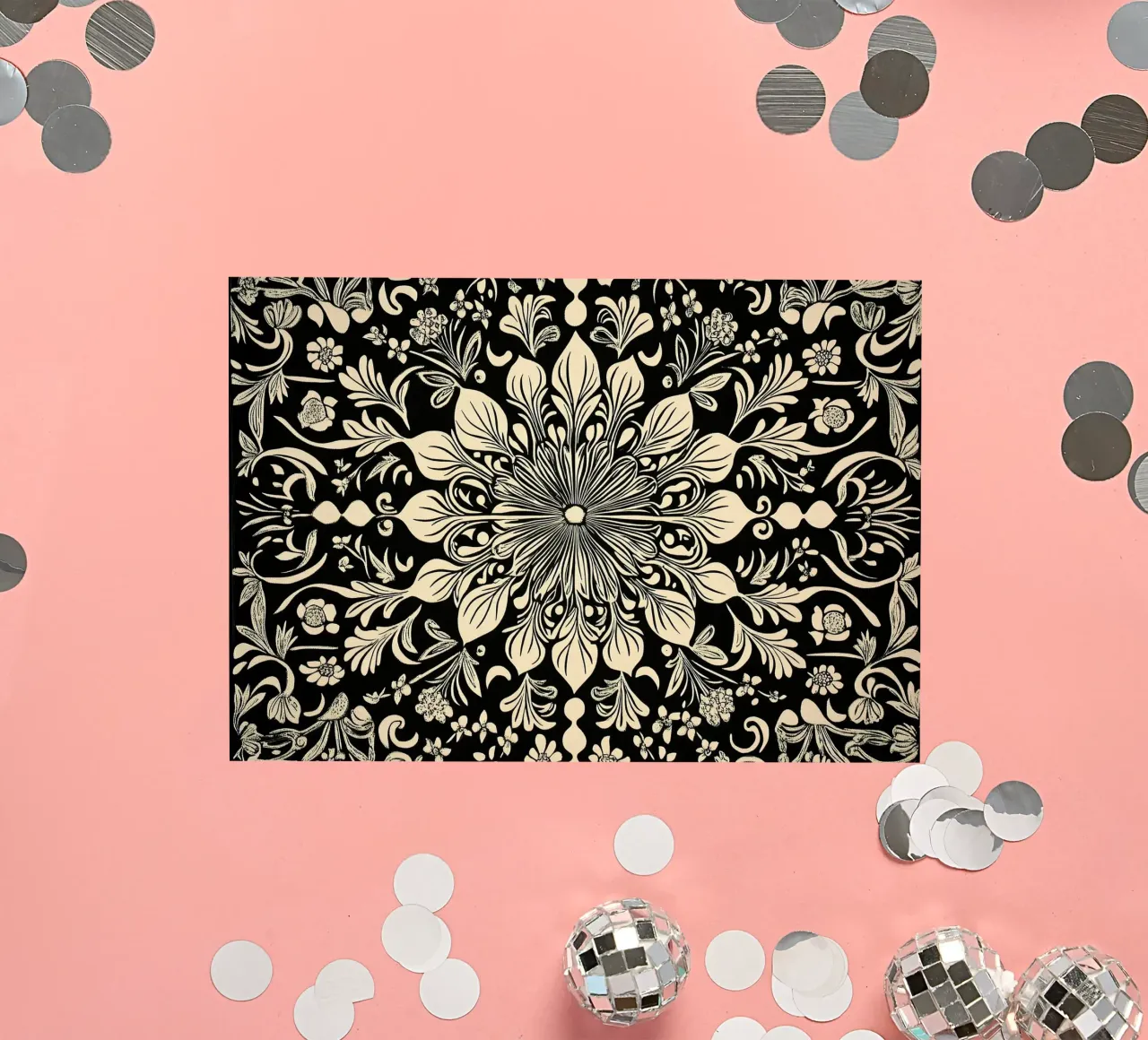 William Morris "The Circle of Creation: Mandalas Unleashed" adesivo da Nikis Art Studio