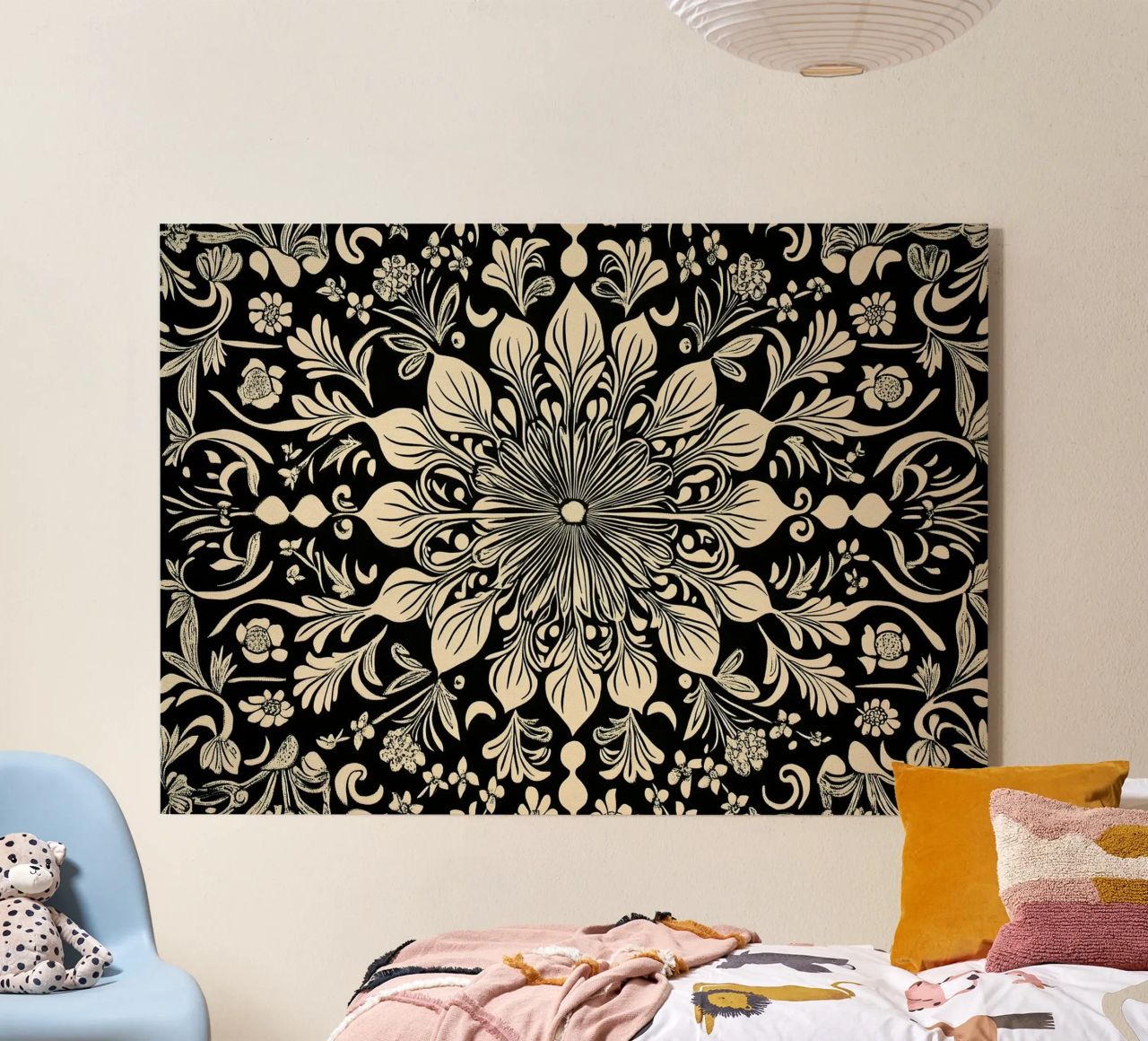 William Morris "The Circle of Creation: Mandalas Unleashed" metacrilato de Nikis Art Studio