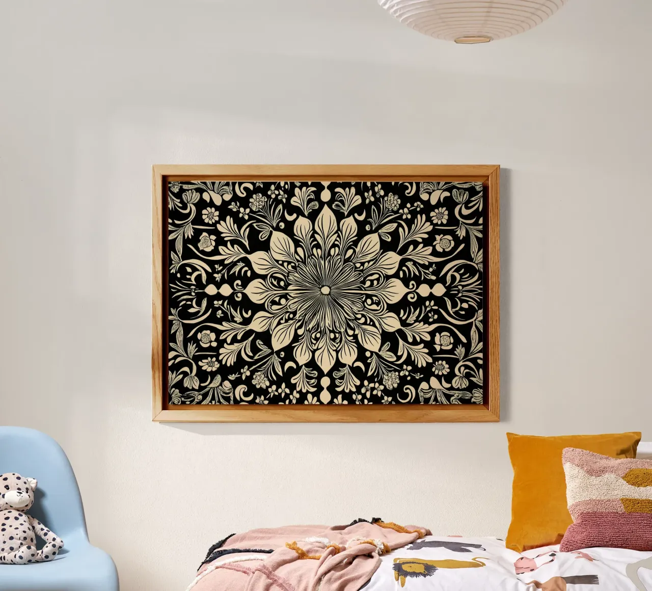 William Morris "The Circle of Creation: Mandalas Unleashed" pannello forex da Nikis Art Studio