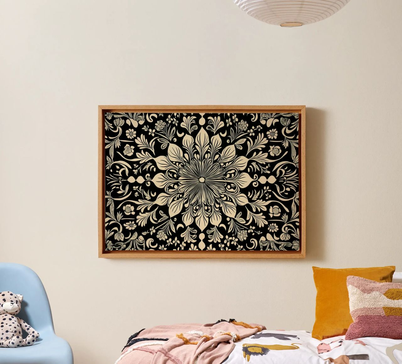 William Morris "The Circle of Creation: Mandalas Unleashed" lienzo de Nikis Art Studio