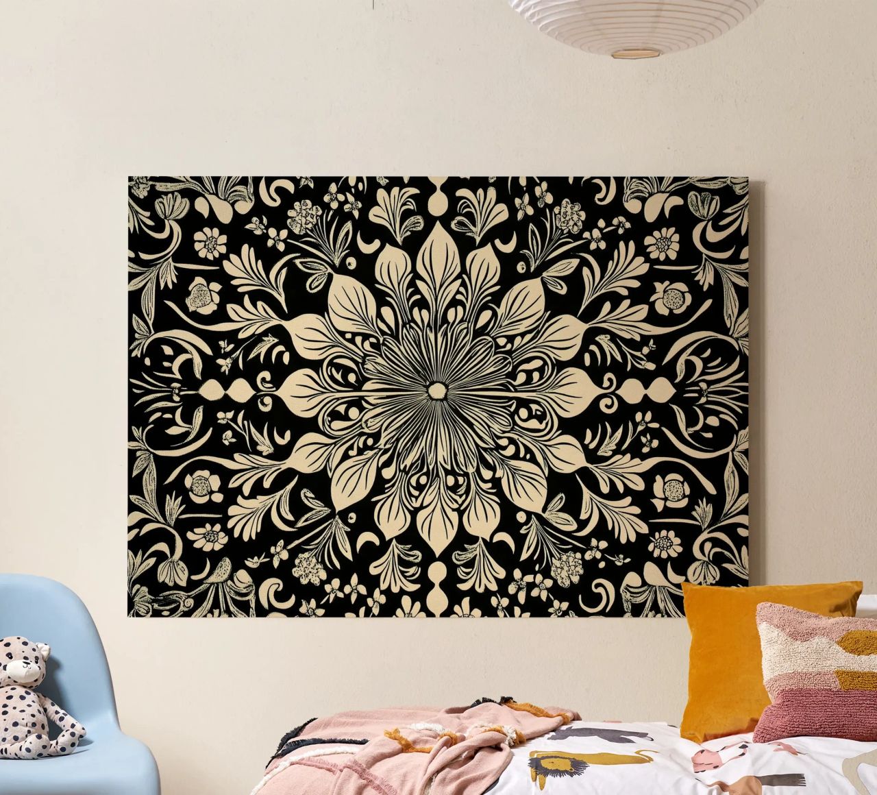 William Morris "The Circle of Creation: Mandalas Unleashed" lienzo de Nikis Art Studio