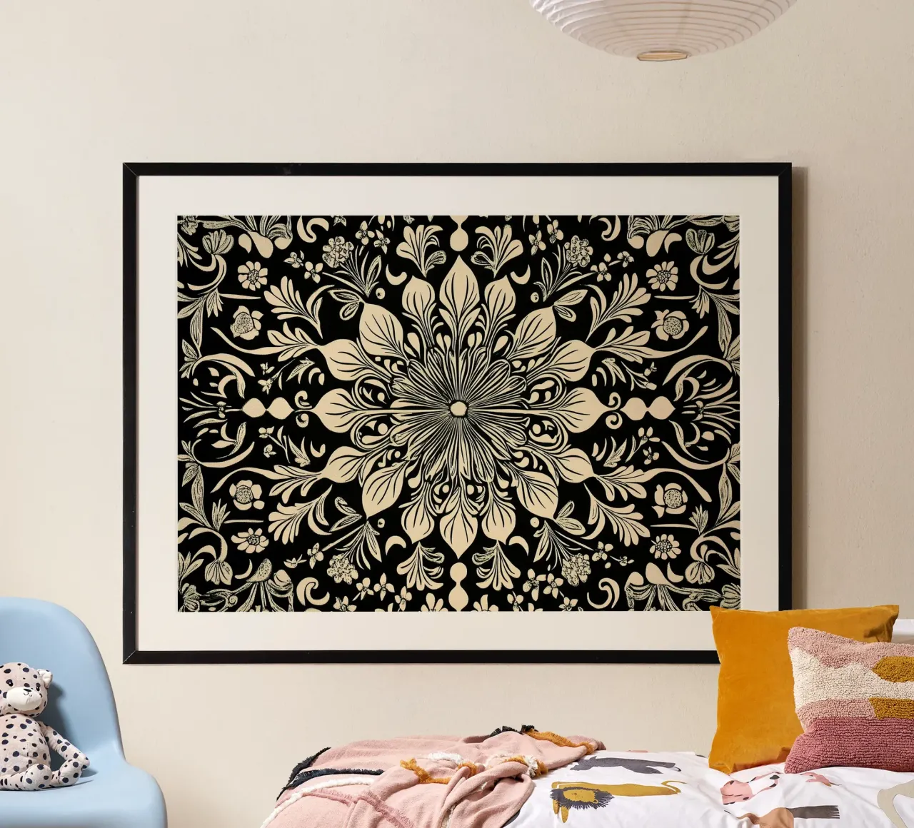 William Morris "The Circle of Creation: Mandalas Unleashed" poster da Nikis Art Studio
