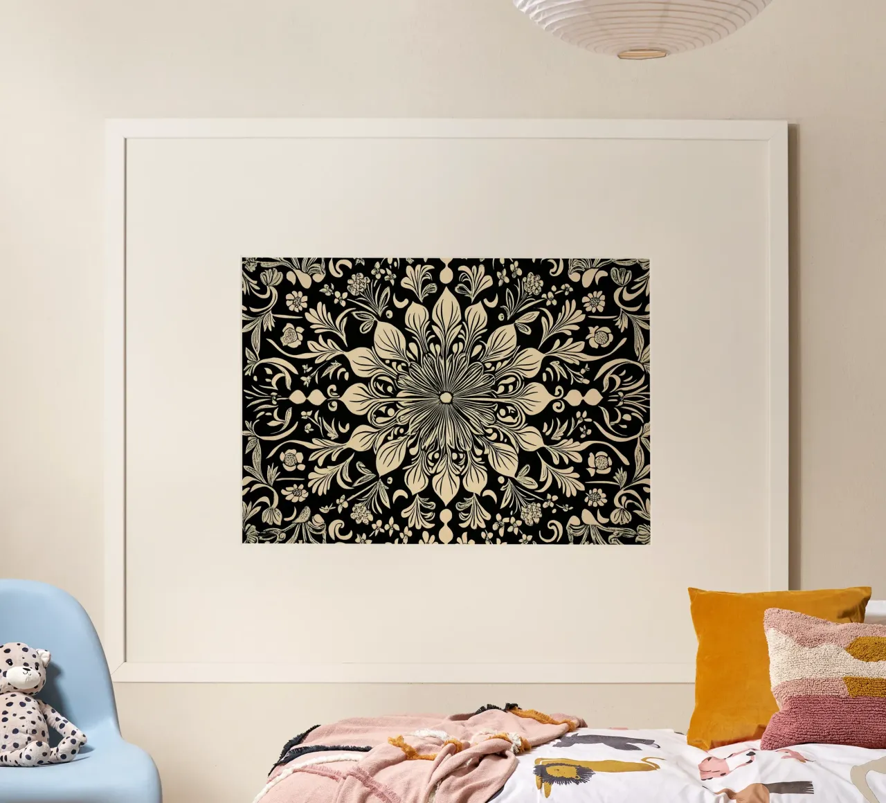 William Morris "The Circle of Creation: Mandalas Unleashed" poster da Nikis Art Studio