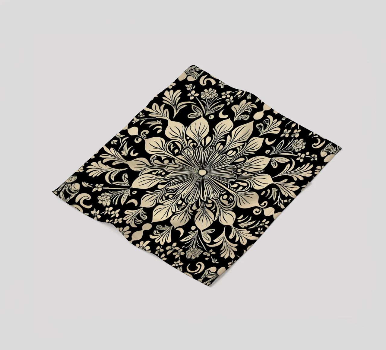William Morris "The Circle of Creation: Mandalas Unleashed" manta de franela de Nikis Art Studio
